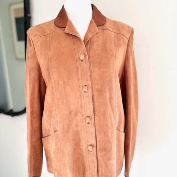 Caroline Goodman Vintage Suede Jacket made in New Zealand - Picture 1 of 7